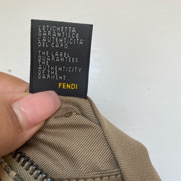 SOLD Fendi Brown Zucchino Canvas Mini Crossbody - Picture 12 of 13